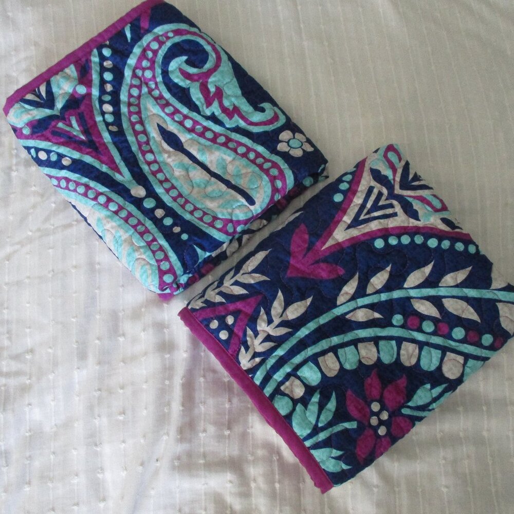 Quilted pillow shams / set of 2